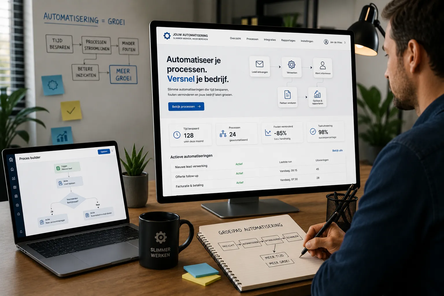 Voorbeeld voor een advocatenkantoor
